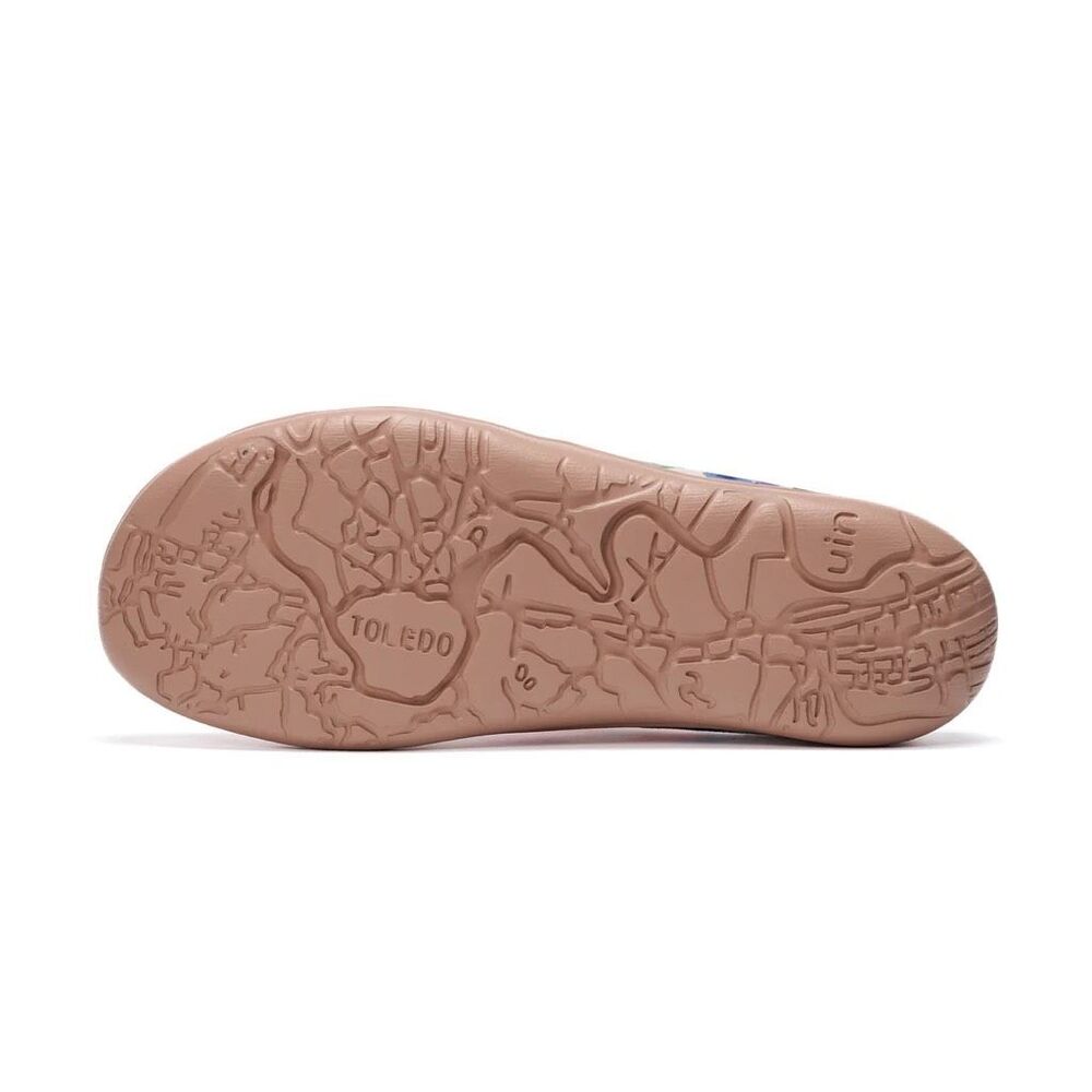 UIN Women's Comfort Shoes Casual slippers (RICH BLOOMS MALAGA) - Picture 3 of 5